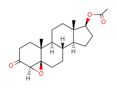 17β-acetoxy-4β,5β-epoxyandrostan-3-one